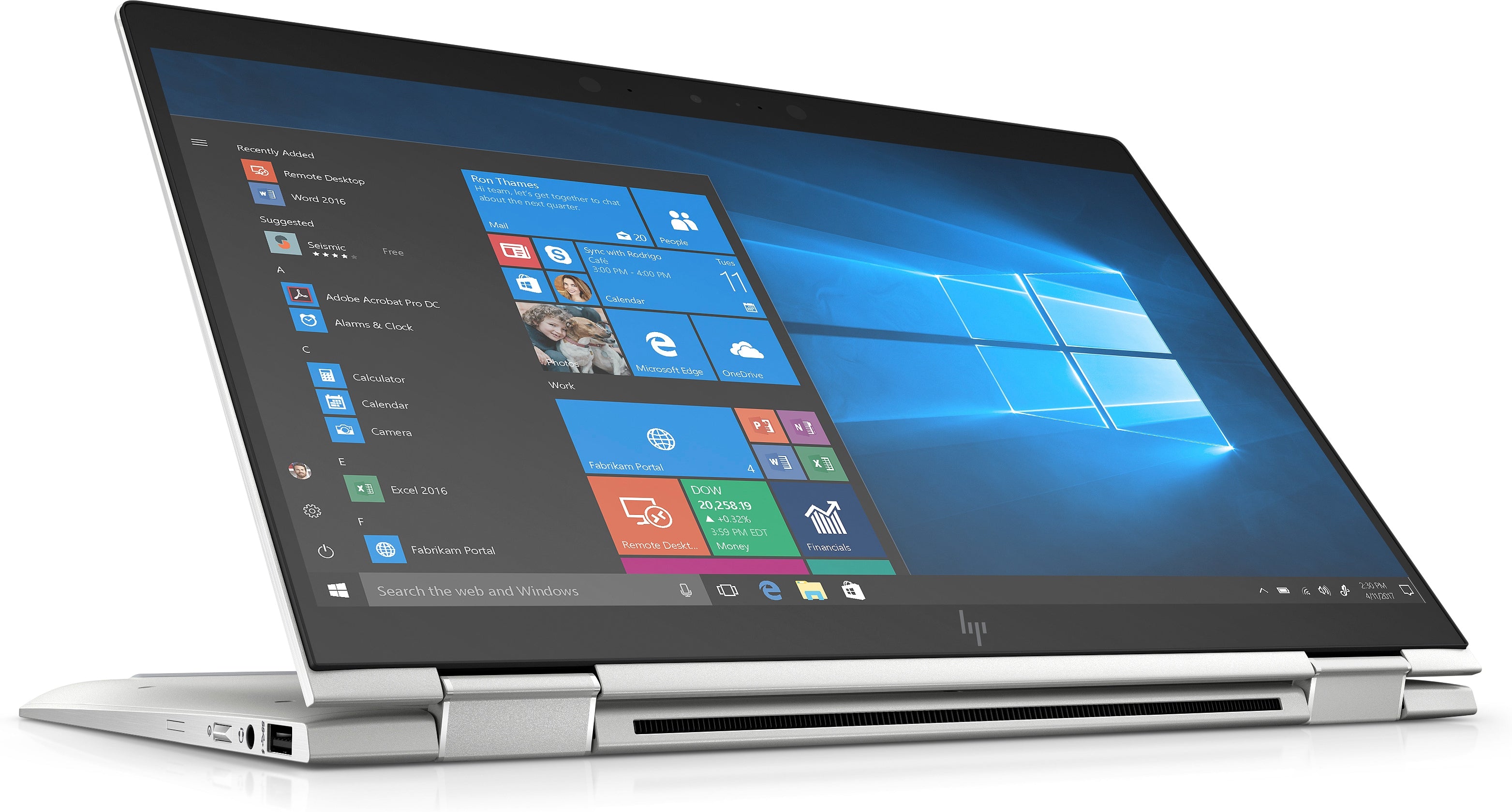 HP EliteBook X360 1030-G4 13.3" 4K UHD (Touch) Convertible Notebook, Intel i7-8665U, 1.90GHz, 16GB RAM, 1TB SSD, Win10P - 8MU13UT#ABA