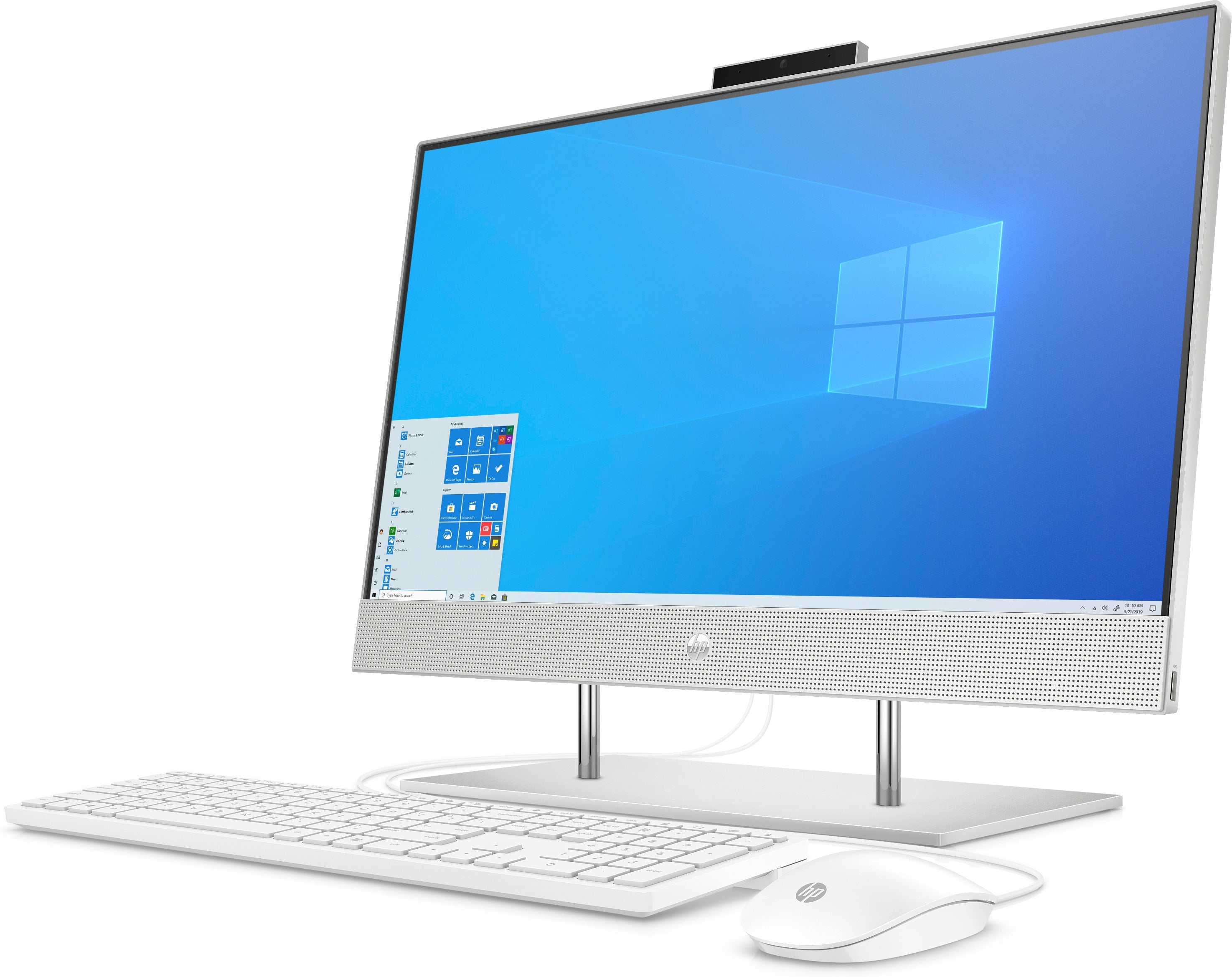 HP 24-dp0160 23.8" FHD All-in-One Computer, AMD R5-4500U, 2.30GHz, 12GB RAM, 512GB SSD, Win10H - 9EE01AA#ABA