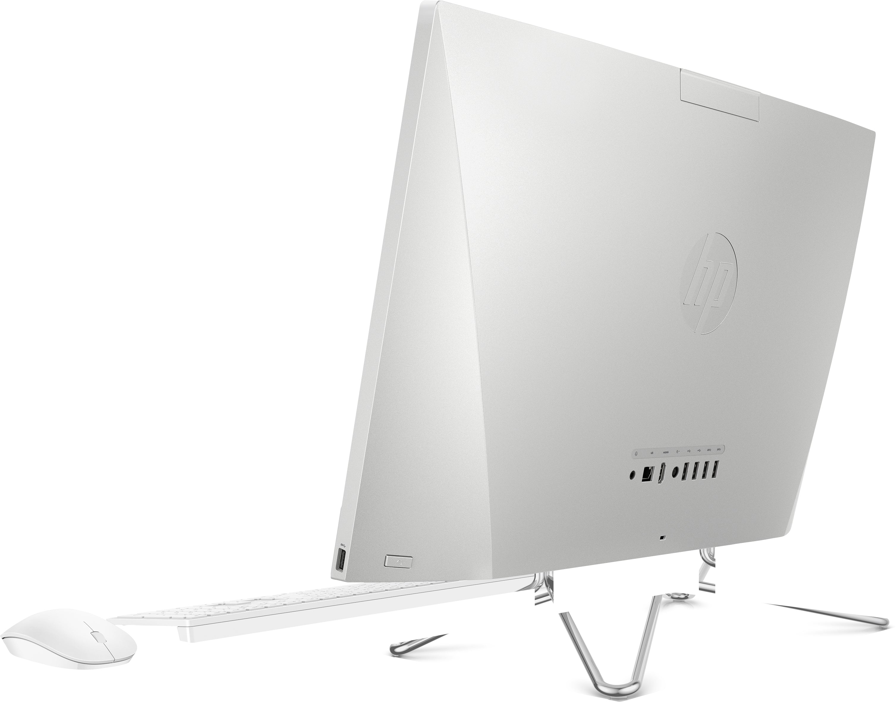 HP 24-dp0161 23.8" FHD All-in-One Computer, AMD R5-4500U, 2.30GHz, 8GB RAM, 256GB SSD, Win10H - 9EF17AA#ABA