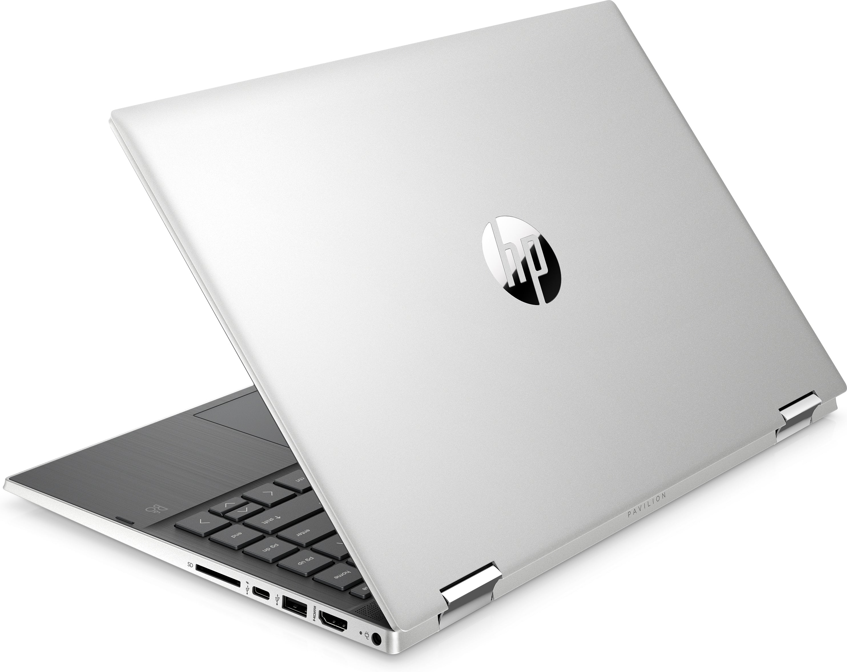 HP Pavilion x360 14m-dw0013dx 14" HD Convertible Notebook, Intel i3-1005G1, 1.20GHz, 8GB RAM, 128GB SSD, Win10HS- 9GE49UA#ABA (Refurbished)