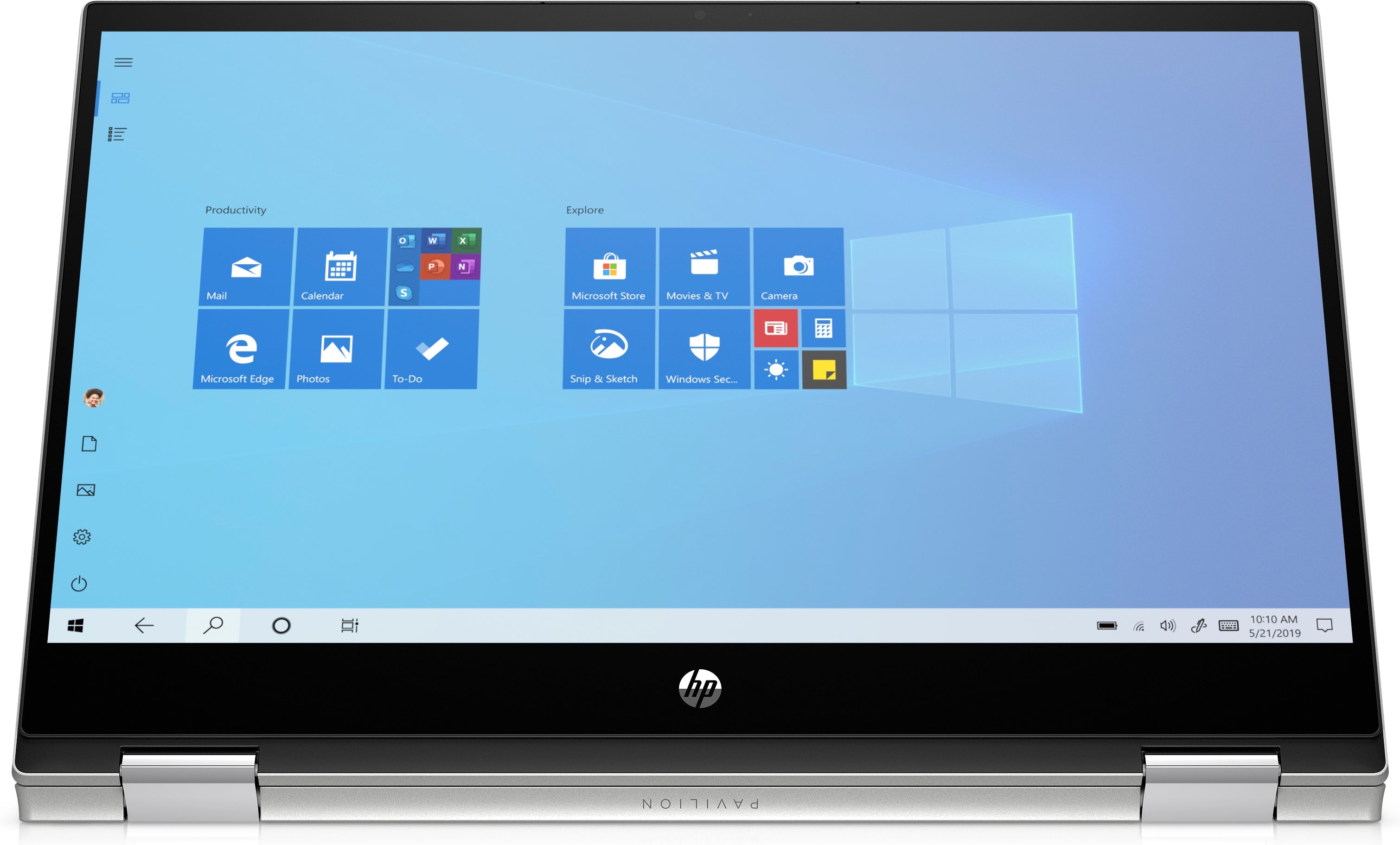 HP Pavilion x360 14m-dw0013dx 14" HD Convertible Notebook, Intel i3-1005G1, 1.20GHz, 8GB RAM, 128GB SSD, Win10HS- 9GE49UA#ABA (Refurbished)