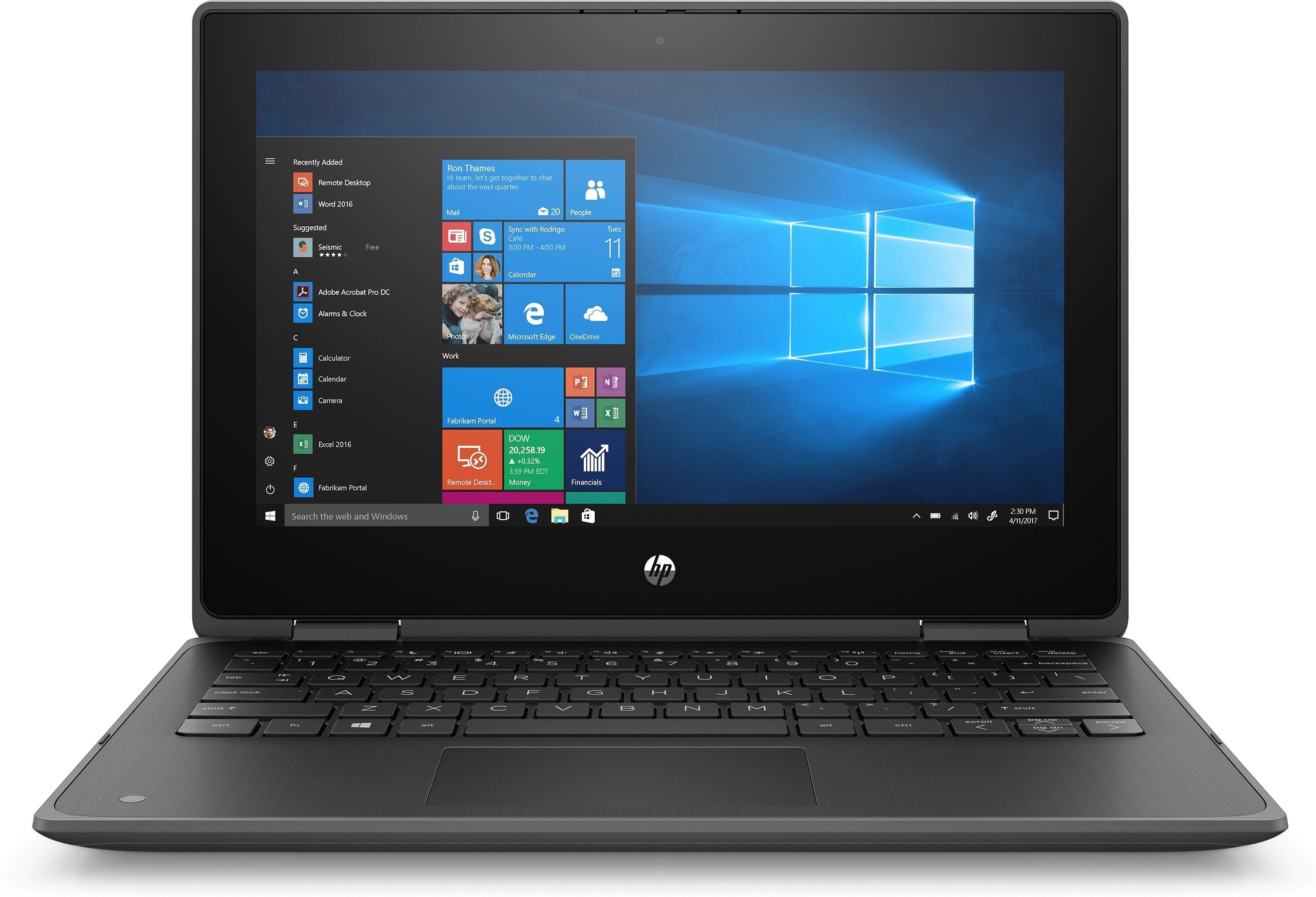 HP ProBook x360 11 G5 EE 11.6" HD Convertible Notebook, Intel Celeron N4120, 1.10GHz, 8GB RAM, 128GB SSD, Win10P - 631X4U8#ABA (Certified Refurbished)