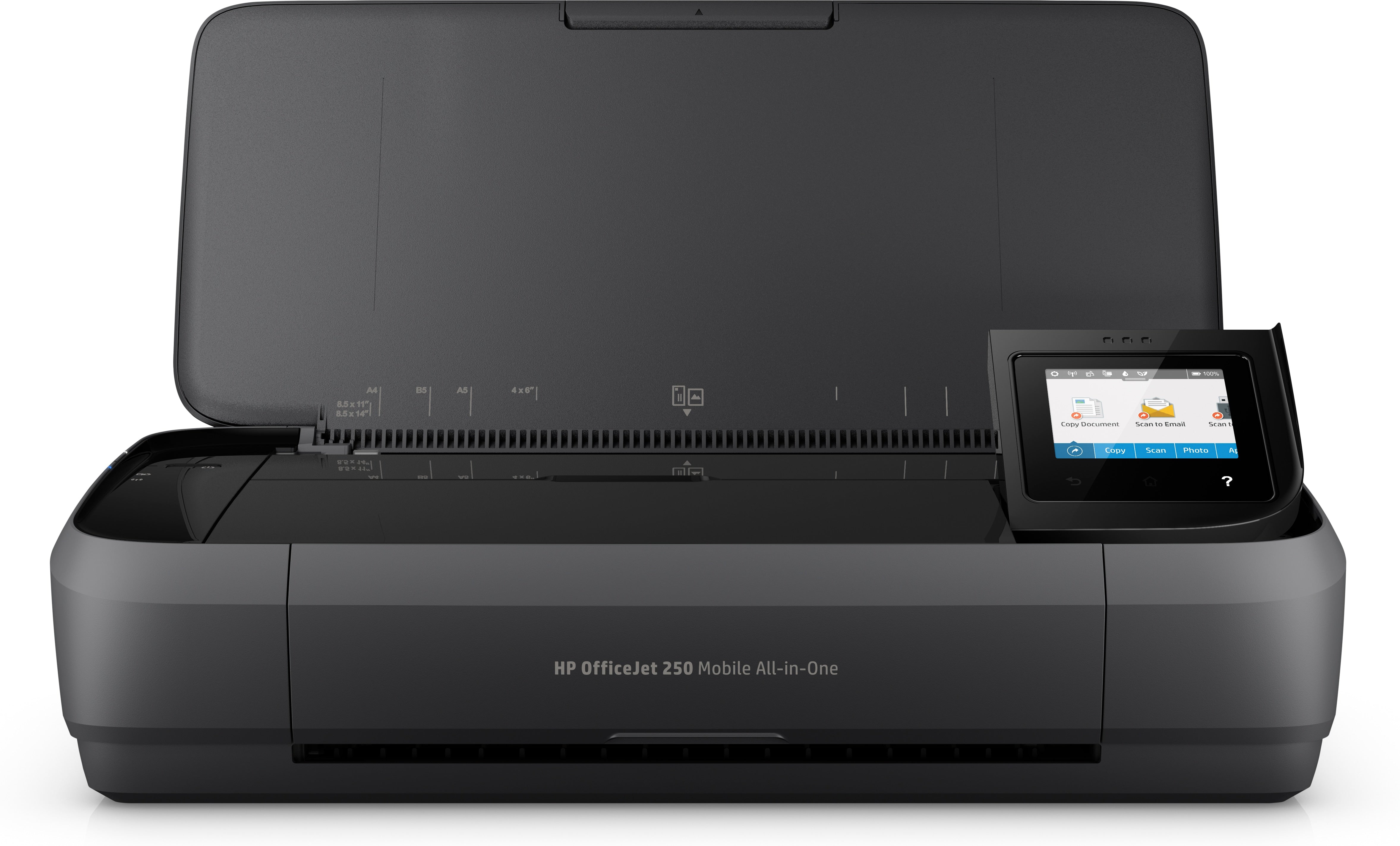 HP OfficeJet 250 Mobile All-in-One Printer, 7/10 ppm, 256MB, USB, WiFi - CZ992A#B1H