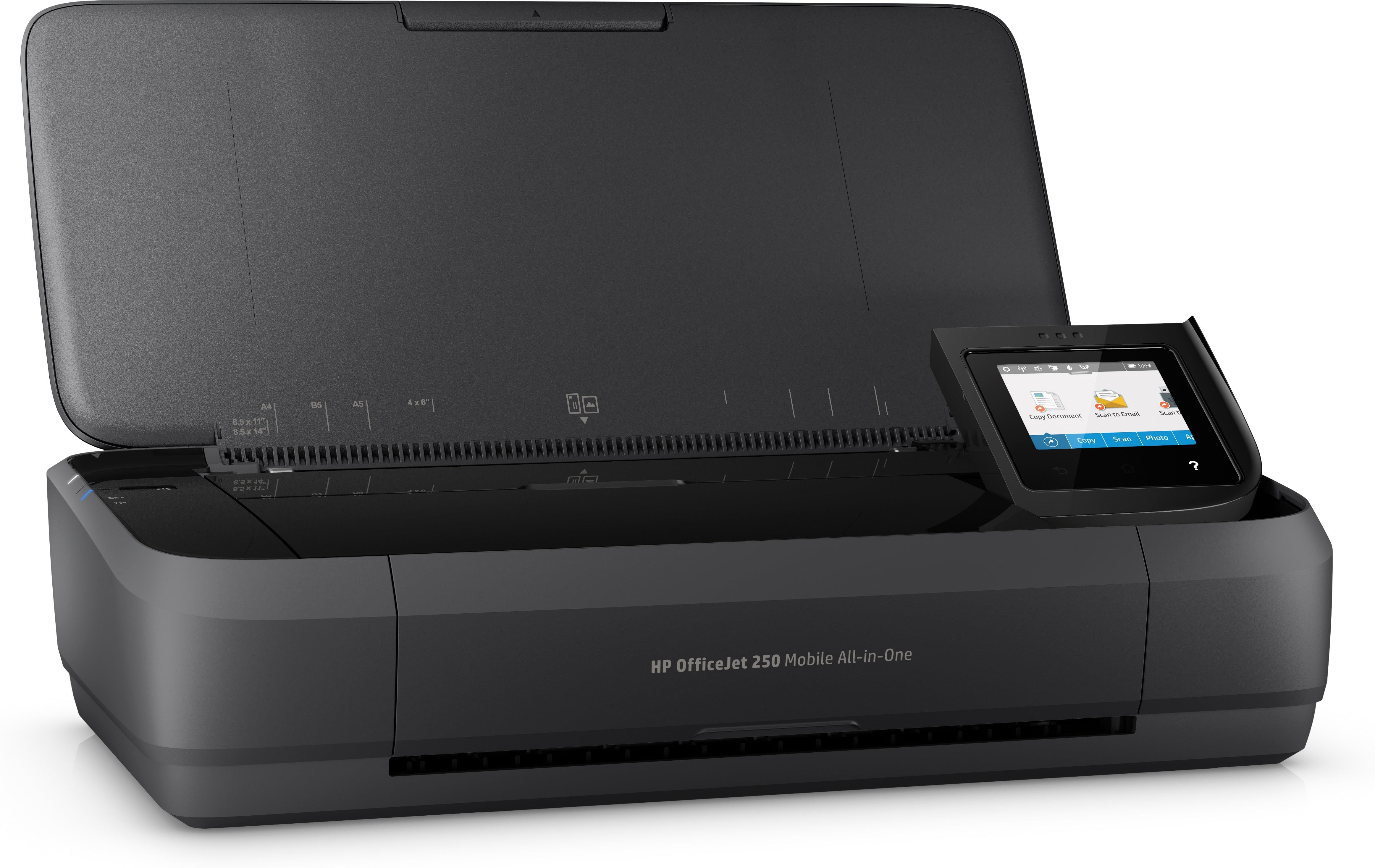 HP OfficeJet 250 Mobile All-in-One Printer, 7/10 ppm, 256MB, USB, WiFi - CZ992A#B1H