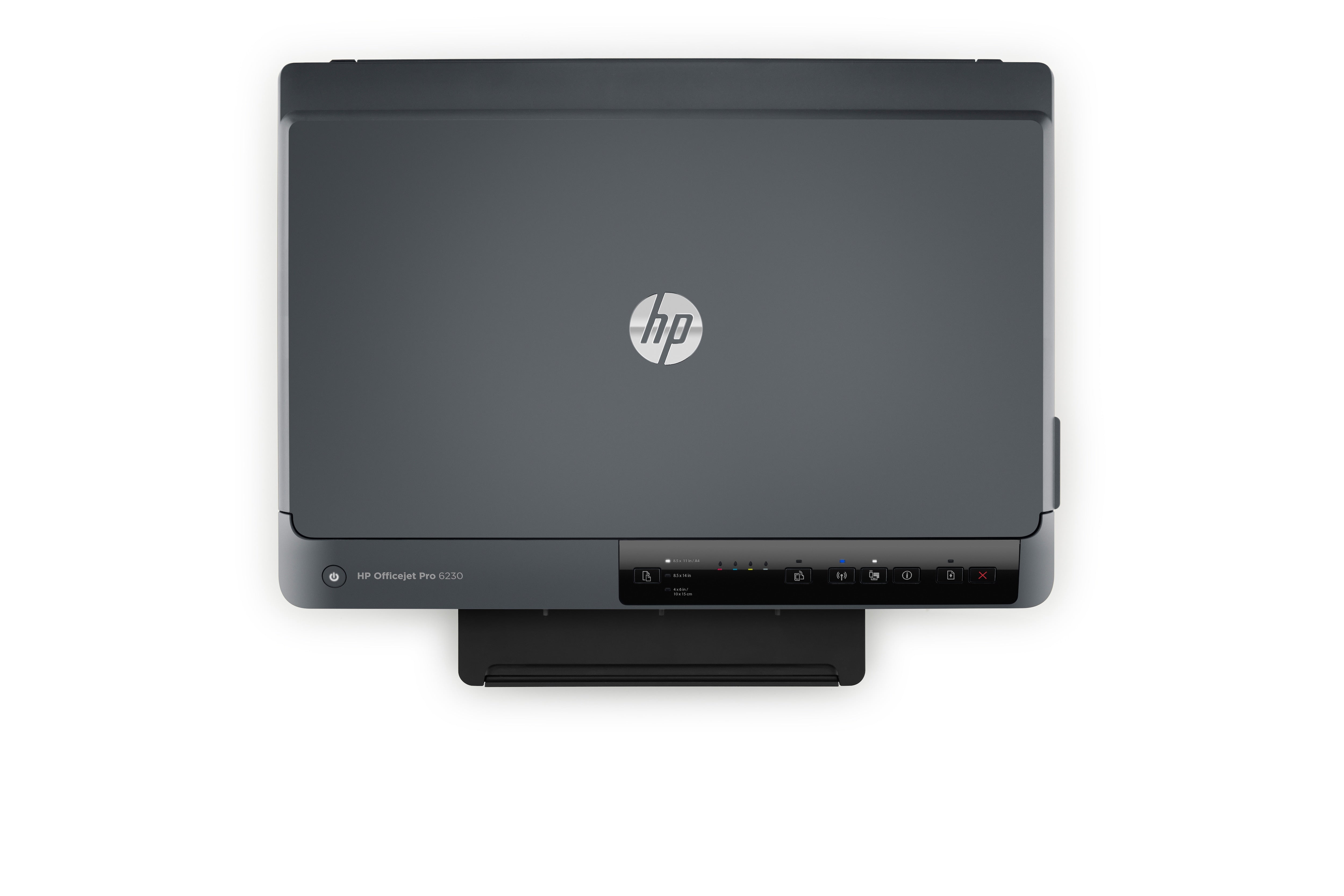 HP OfficeJet Pro 6230 Color Inkjet Printer, 18 ppm Black, 10 ppm Color, 600 x 1200 dpi, 256 MB Memory, 225-sheet Input, WiFi, Ethernet, USB 2.0 - E3E03A#B1H