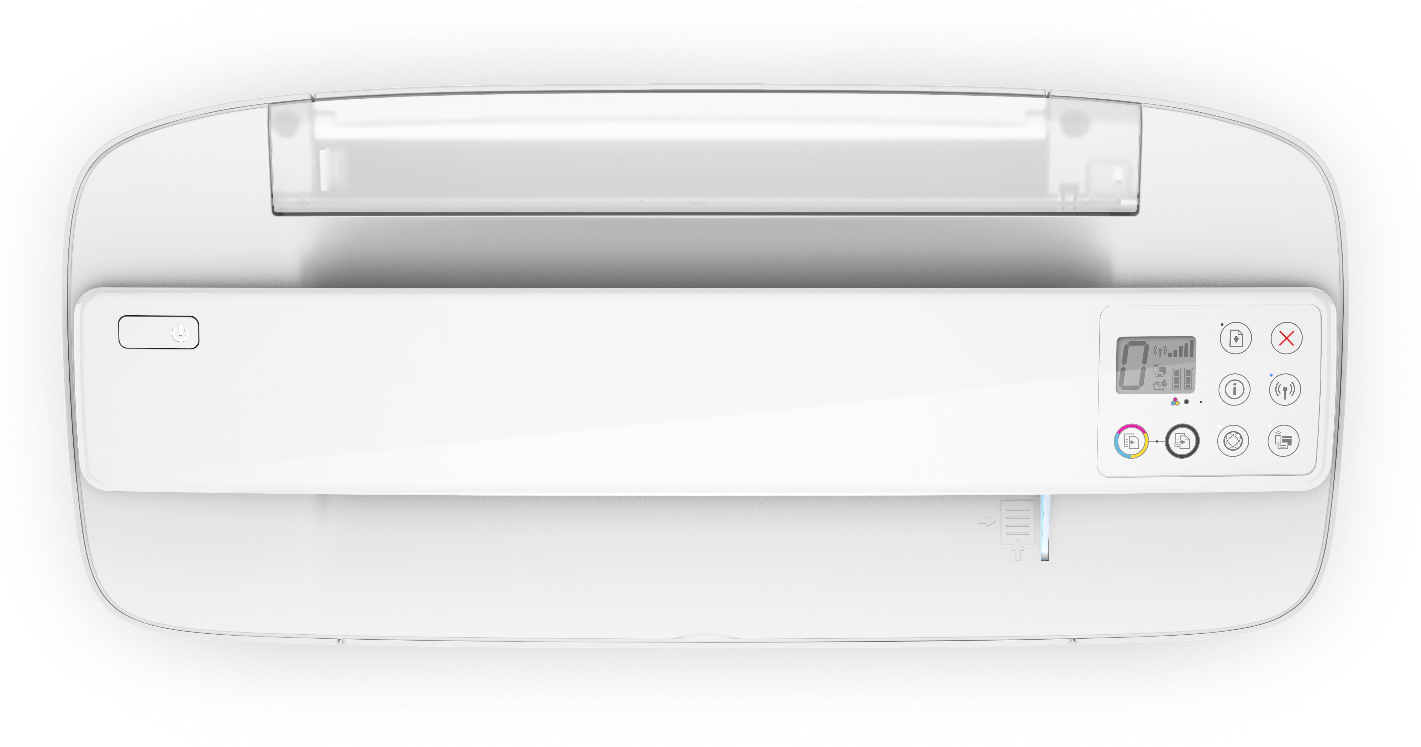 HP DeskJet 3755 All-in-One Color Inkjet Printer, 8 ppm Black, 5.5 ppm Color, 4800 x 1200 dpi, 64 MB Memory, WiFi, High-speed USB 2.0, Duplex Printing, Blue - J9V90A#B1H