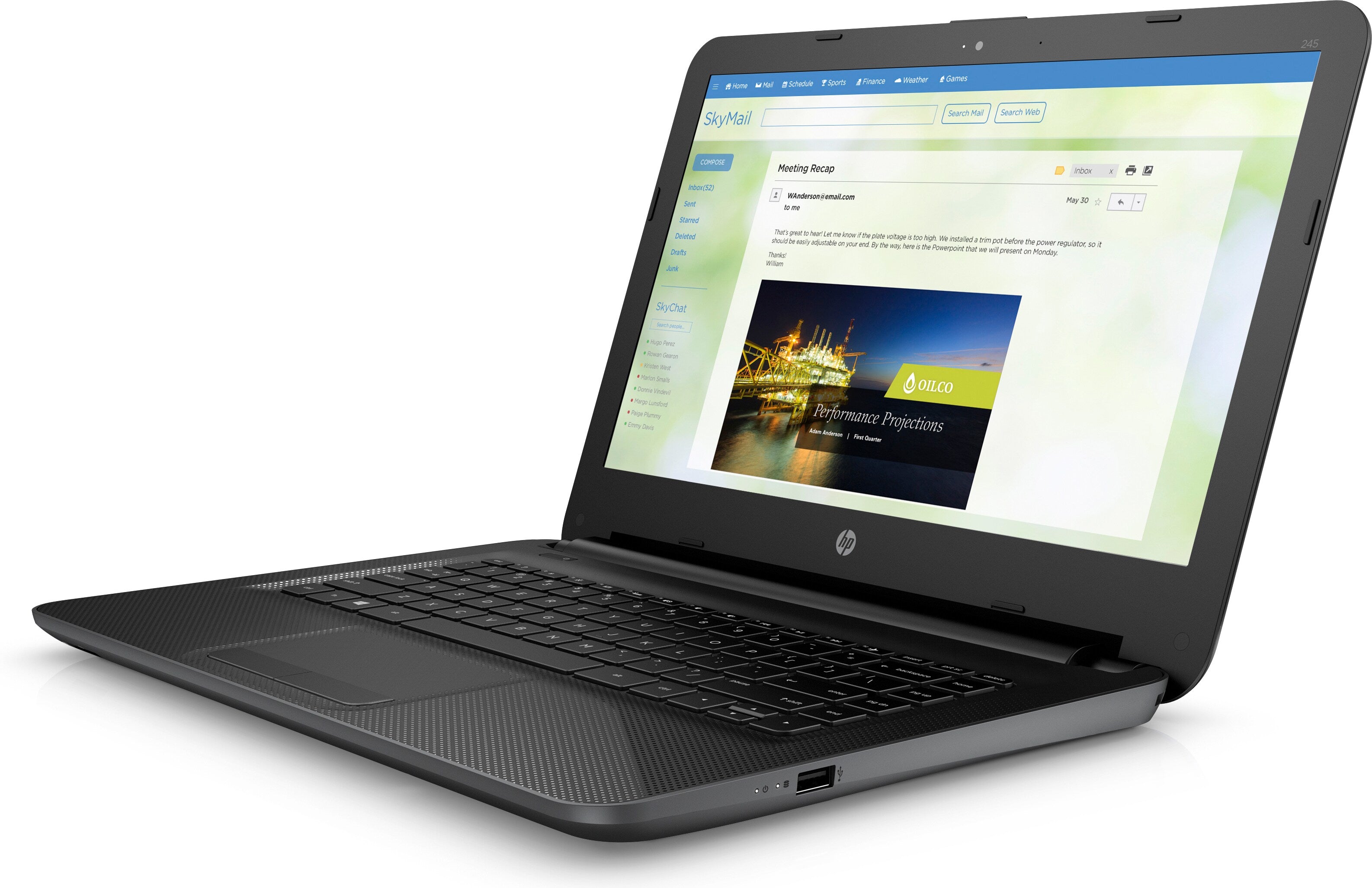 HP mt245 14" HD (Non-Touch) Mobile Thin Client, AMD A6-6310, 1.80GHz, 4GB RAM, 16GB SSD, Windows Embedded Standard 7P 64-bit - N2S64UT#ABA