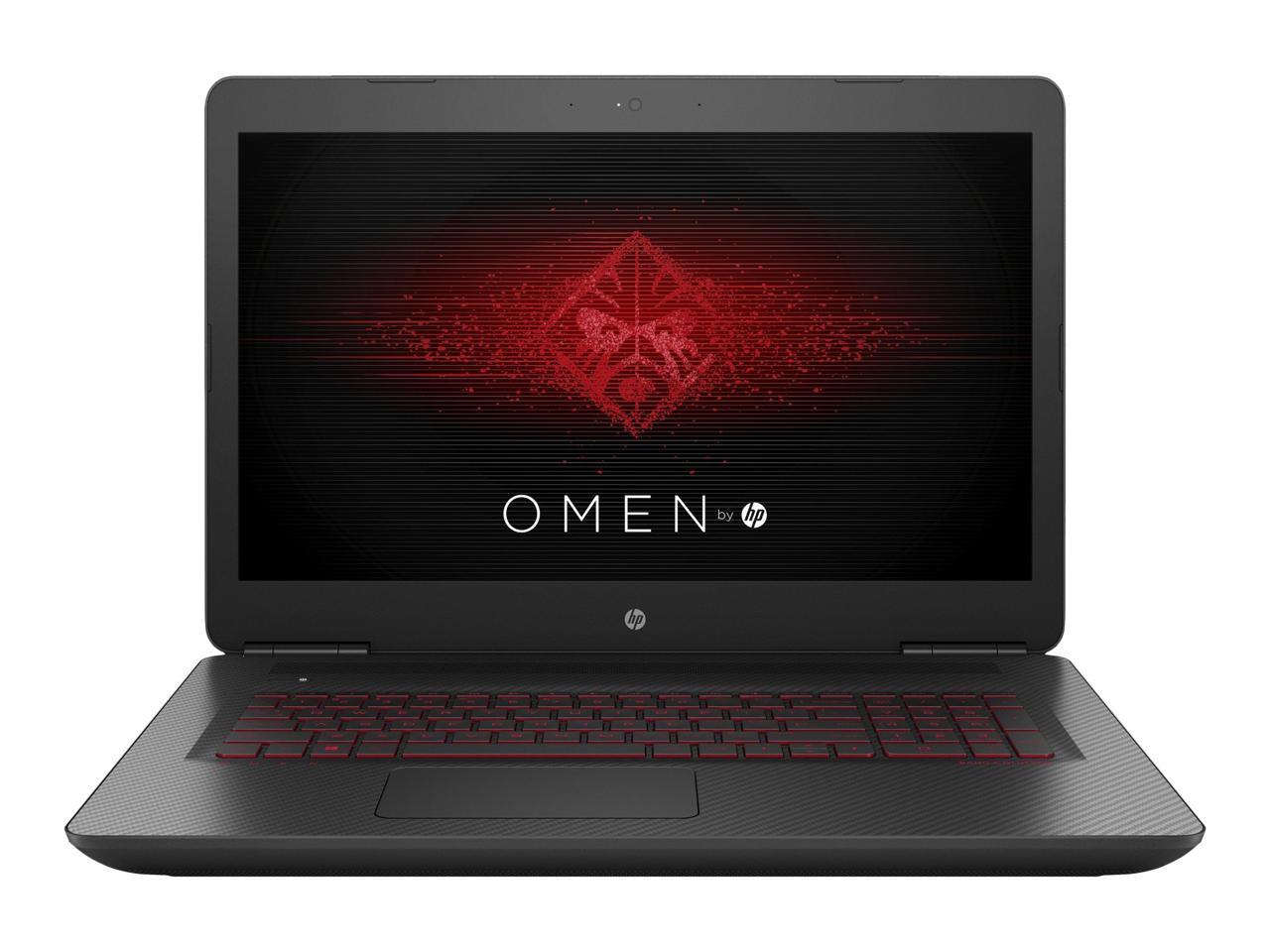 HP Omen 17-w220nr 17.3" Full HD Gaming Notebook, Intel Core i7, 2.80GHz, 12GB RAM, 1TB HDD, Windows 10 Home 64-Bit- 1QL52UA#ABA