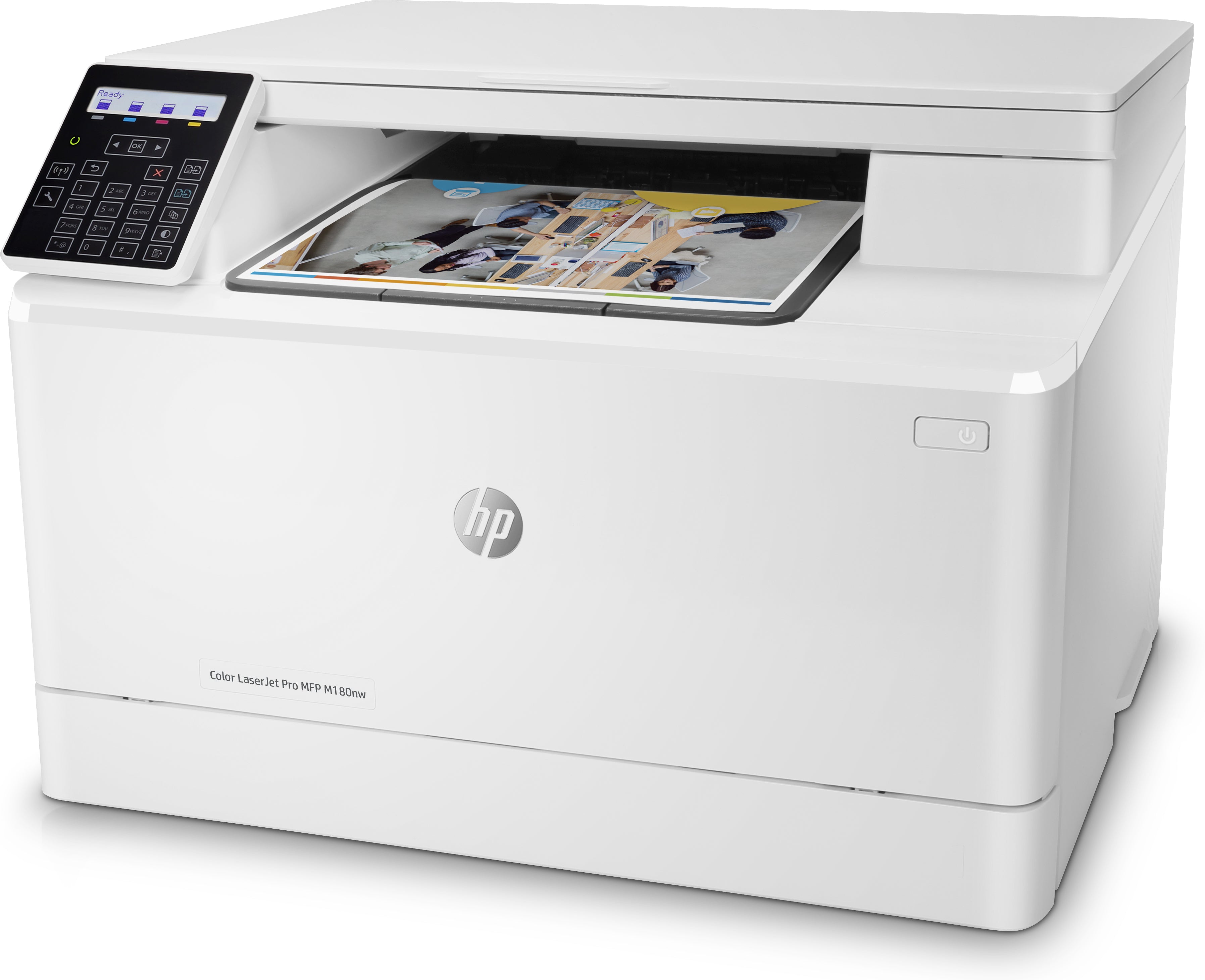 HP LaserJet Pro M180nw Printer, All-in-One Color Laser Printer, 256MB Memory, 17 PPM, USB, WiFi - T6B74A#BGJ