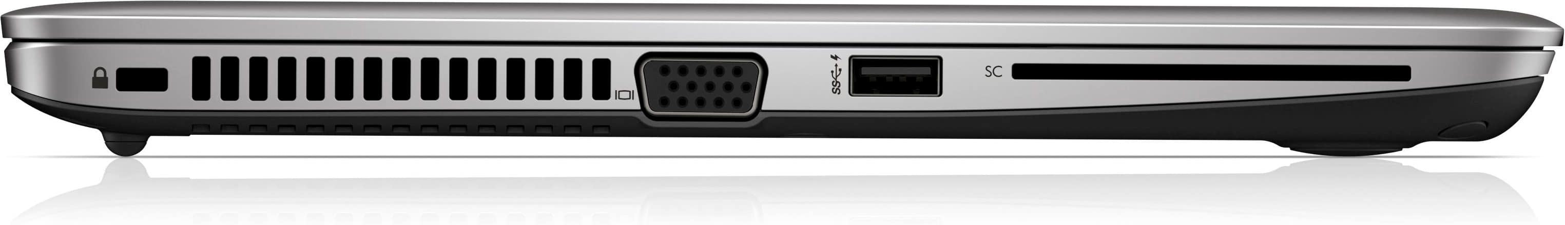 HP EliteBook 820-G3 12.5" HD (Non-Touch) Notebook PC, Intel i5:6300U, 2.40GHz, 8GB RAM, 256GB SSD, Windows 10Pro 64-Bit - W0W63UP#ABA