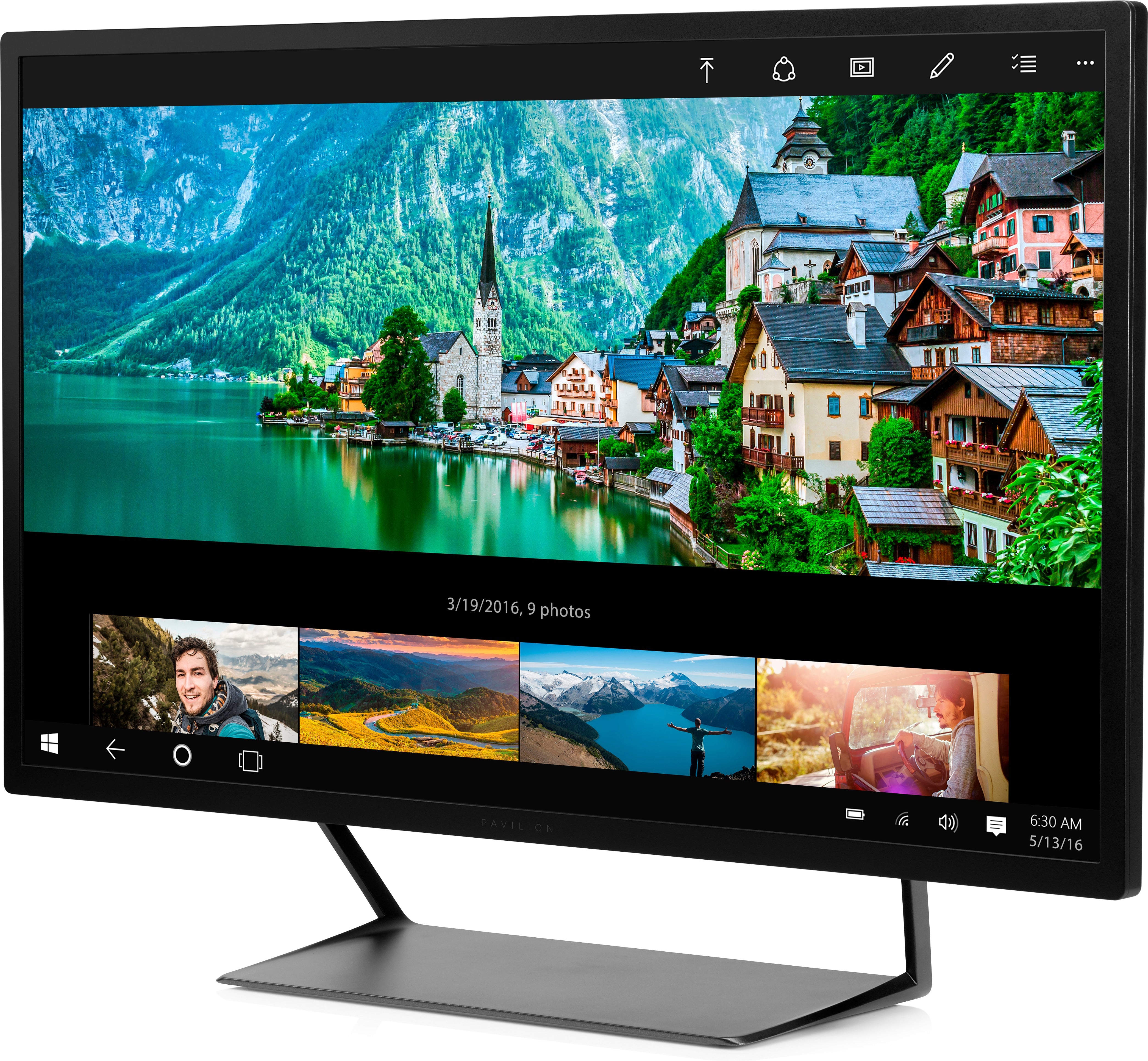HP Pavilion 32" Quad HD LED Monitor, 7ms, 16:9, 10M:1-Contrast - V1M69AA#ABA