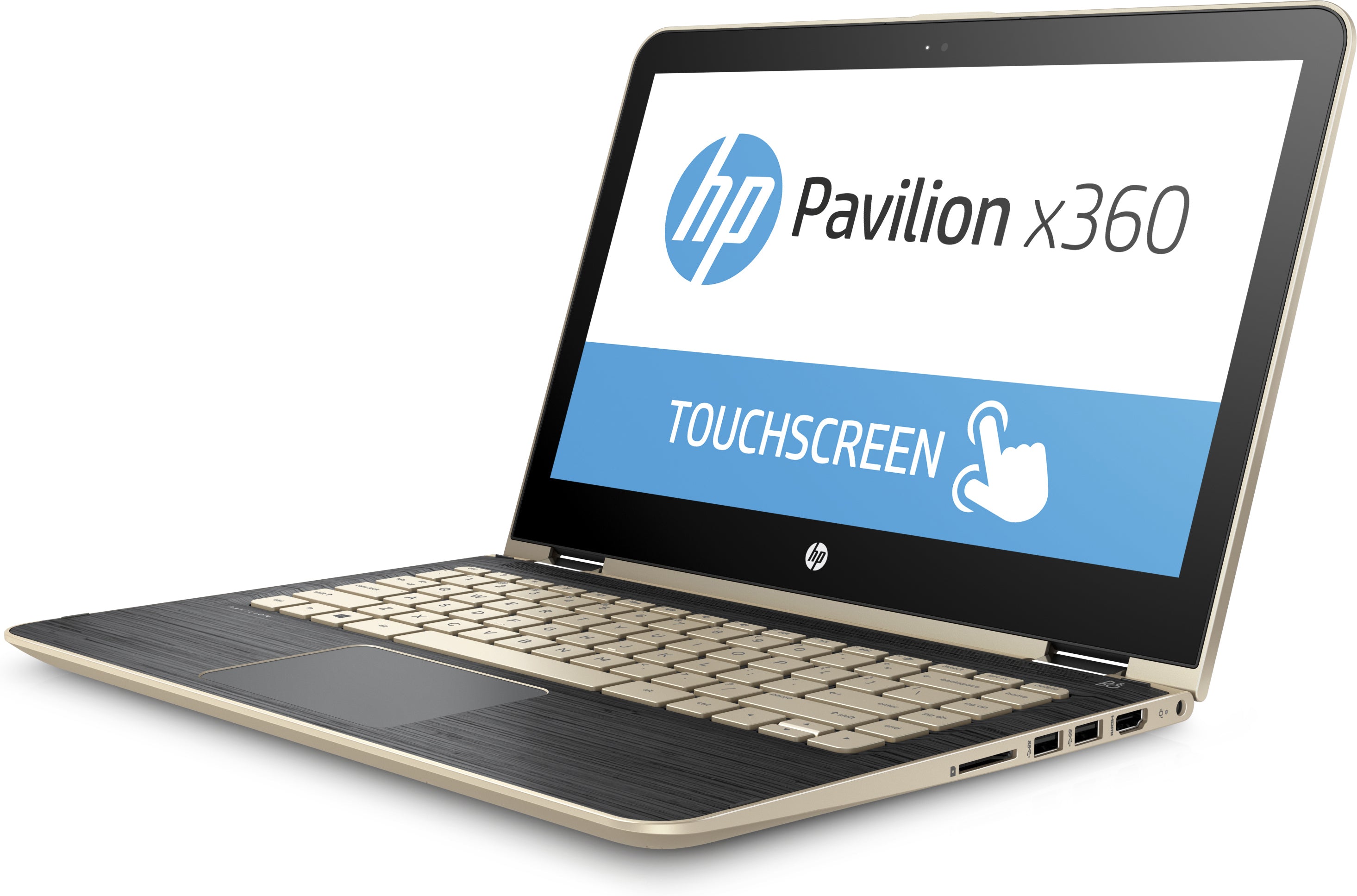 HP Pavilion X360 m3-u103dx Convertible 13.3" FHD Notebook, Intel Core i5, 2.50GHz, 8GB RAM, 128GB SSD, Windows 10 Home- W2L18UA#ABA (Certified Refurbished)