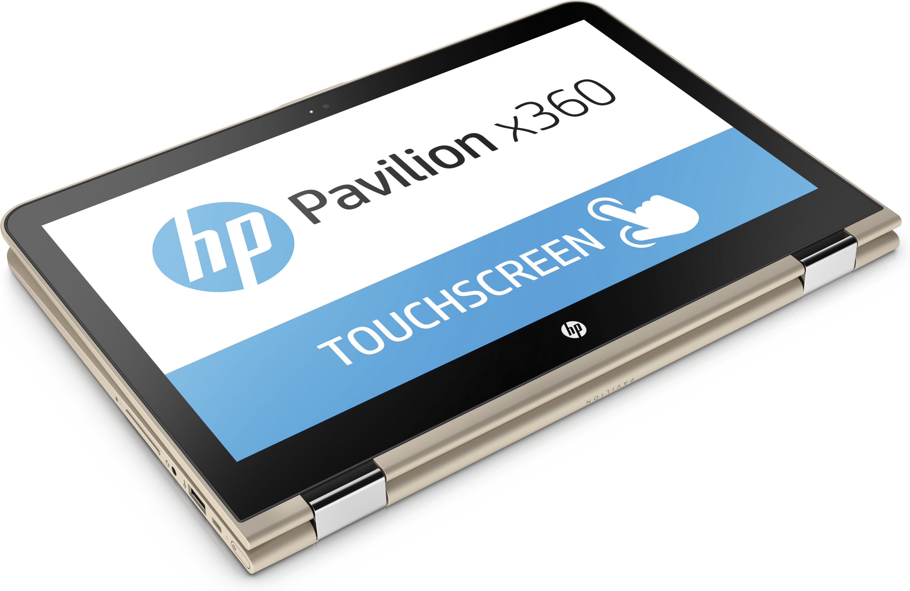 HP Pavilion X360 m3-u103dx Convertible 13.3" FHD Notebook, Intel Core i5, 2.50GHz, 8GB RAM, 128GB SSD, Windows 10 Home- W2L18UA#ABA (Certified Refurbished)