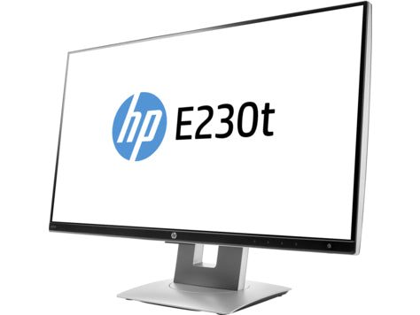 HP EliteDisplay E230t 23" Full HD (Touchscreen) LED LCD Monitor, 16:9, 5MS, 500K:1-Contrast - W2Z50A8#ABA