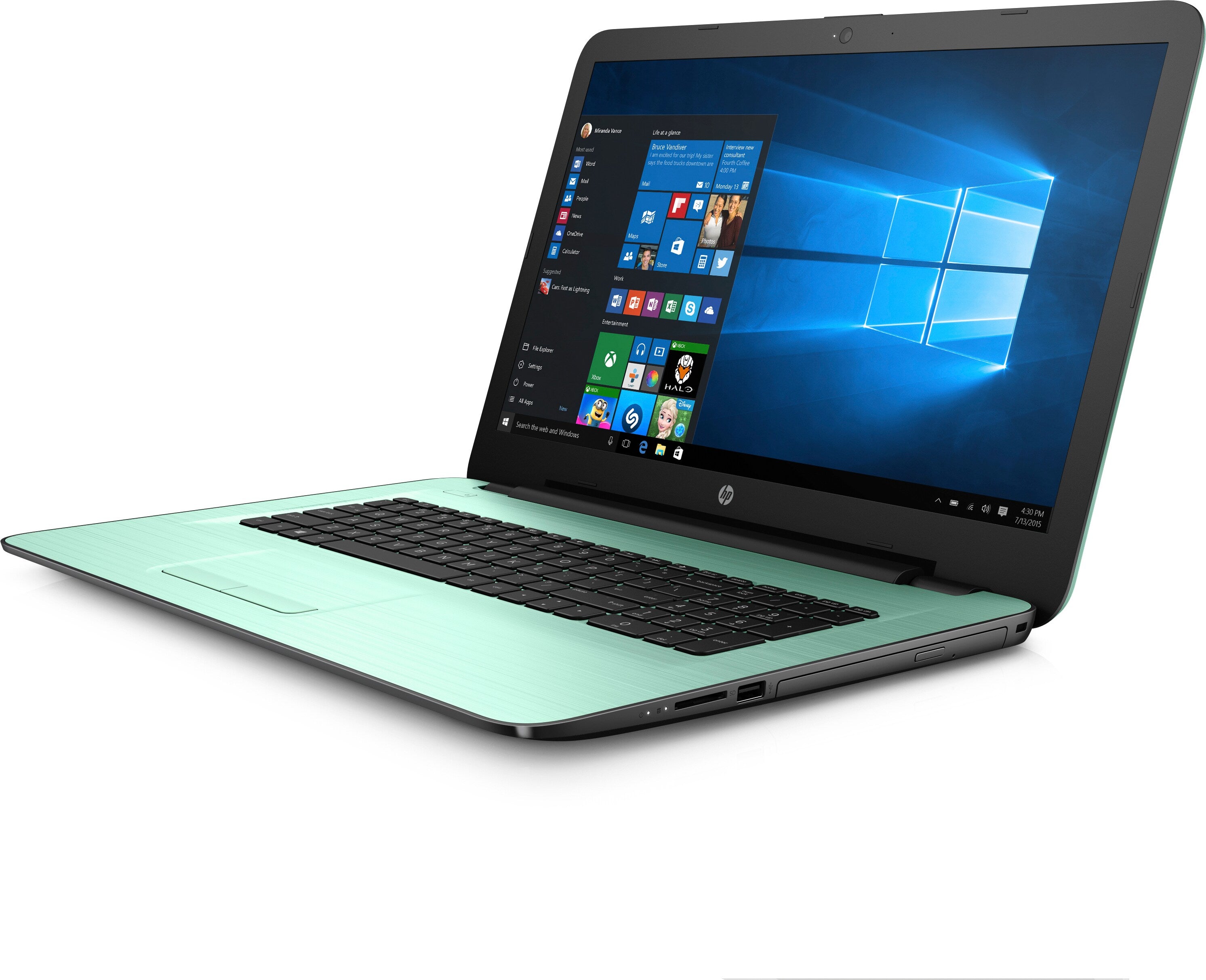 HP 17-y012cy 17.3" HD+ (Non-Touch) Notebook, AMD A12-9700P, 2.50GHz, 12GB RAM, 2TB SATA, Windows 10 Home 64-Bit + Office 365 Personal 1-year - Y5X36UA#ABA (Certified Refurbished)
