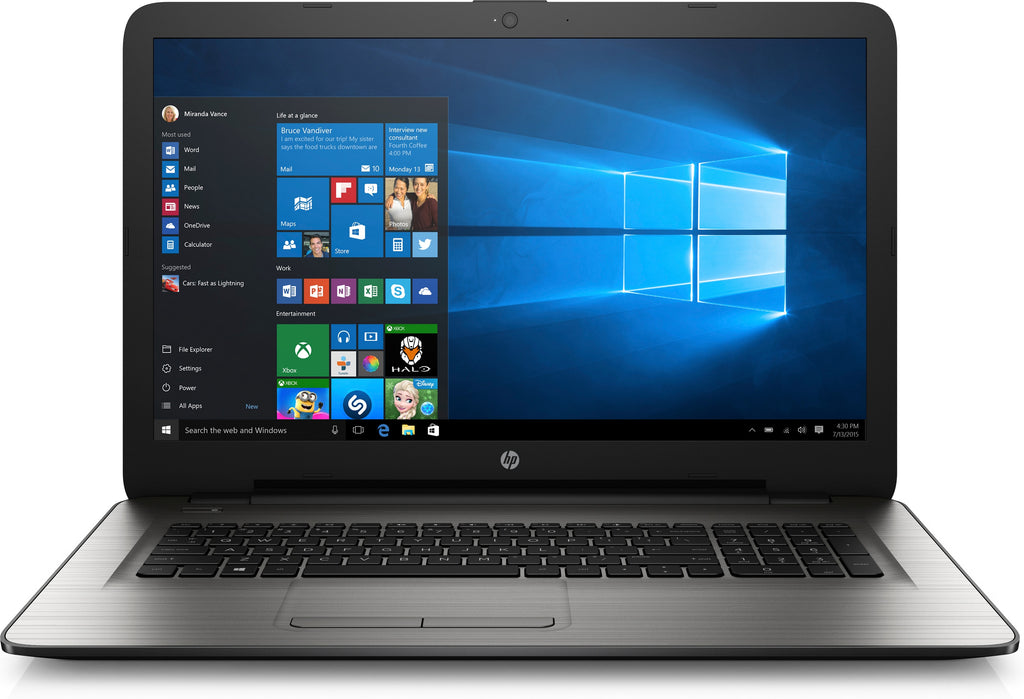 HP 17-x030ds HD+ Touch Notebook Intel Pentium N3710