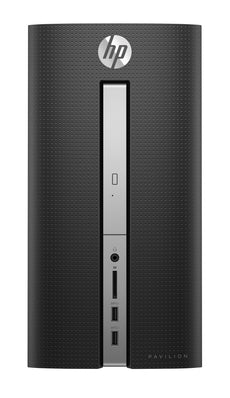 HP Pavilion 570-p020 Tower Desktop Computer, Intel Core i5, 3 GHz, 8 GB RAM, 1 TB HDD, Windows 10 Home 64-bit- Z5L88AA