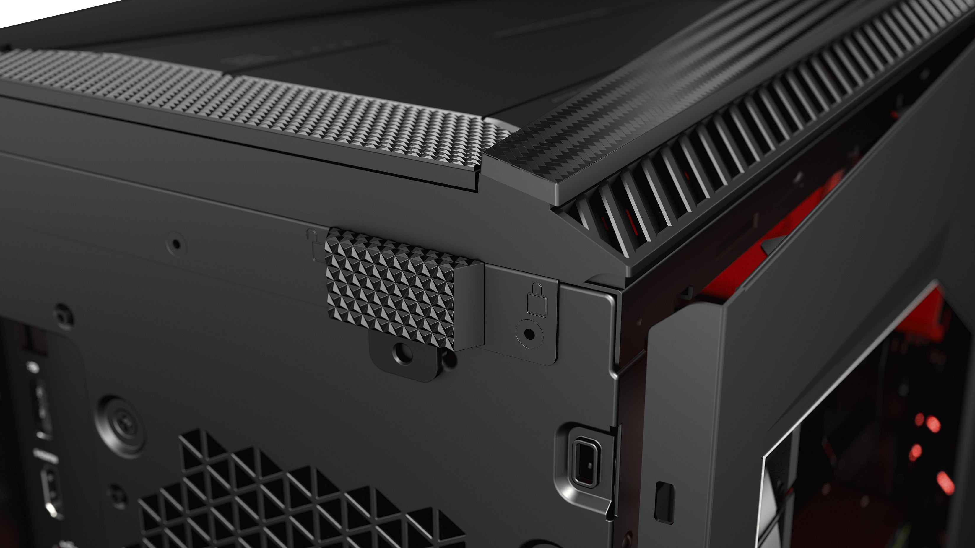 HP OMEN 880-030 Tower Gaming PC, AMD Ryzen 7-1700, 3.00GHz, 16GB RAM, 1TB HDD, 256GB SSD, Windows 10 Home 64-Bit - Z5M89AA#ABA