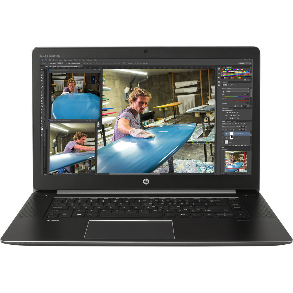 HP ZBook 15-G3 Studio Touchscreen Mobile Workstation 15.6" FHD Intel Core i7 2.60GHz 16GB RAM 512GB SSD Windows 10 Pro-64 X9T83UT#ABA