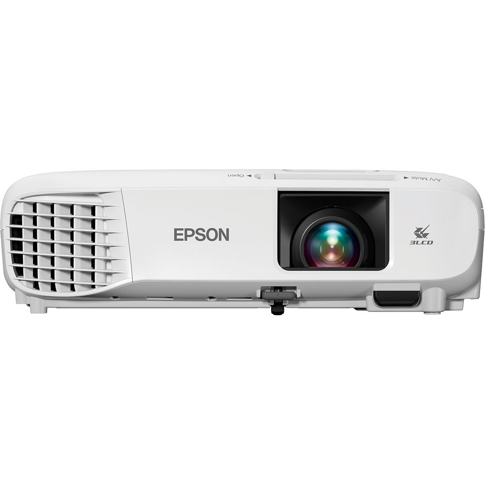 Epson PowerLite 107 Desktop Data Projector, 3LCD XGA (1024x768), 3500 Lumens, 15,000:1, White - V11H859020
