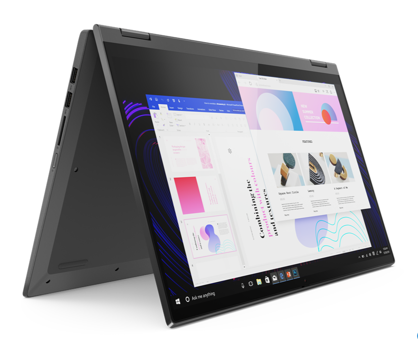 Lenovo IdeaPad Flex 5 15ALC05 15.6" FHD Convertible Notebook, AMD R5-5500U, 2.10GHz, 8GB RAM, 512GB SSD, W11H - 82HV003YUS