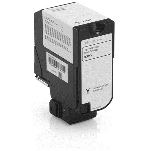 DELL S5840cdn Yellow Toner Cartridge for Laser Printers, 12000 pages - H6VRY