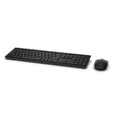 Dell KM636 Keyboard & Mouse, Wireless, RF, Optical Mouse, Scroll Wheel, Black - KM636-BK-US