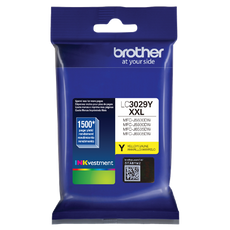Brother INKvestment Super High-Yield Yellow Ink Cartridge, 1,500 Pages - LC3029Y
