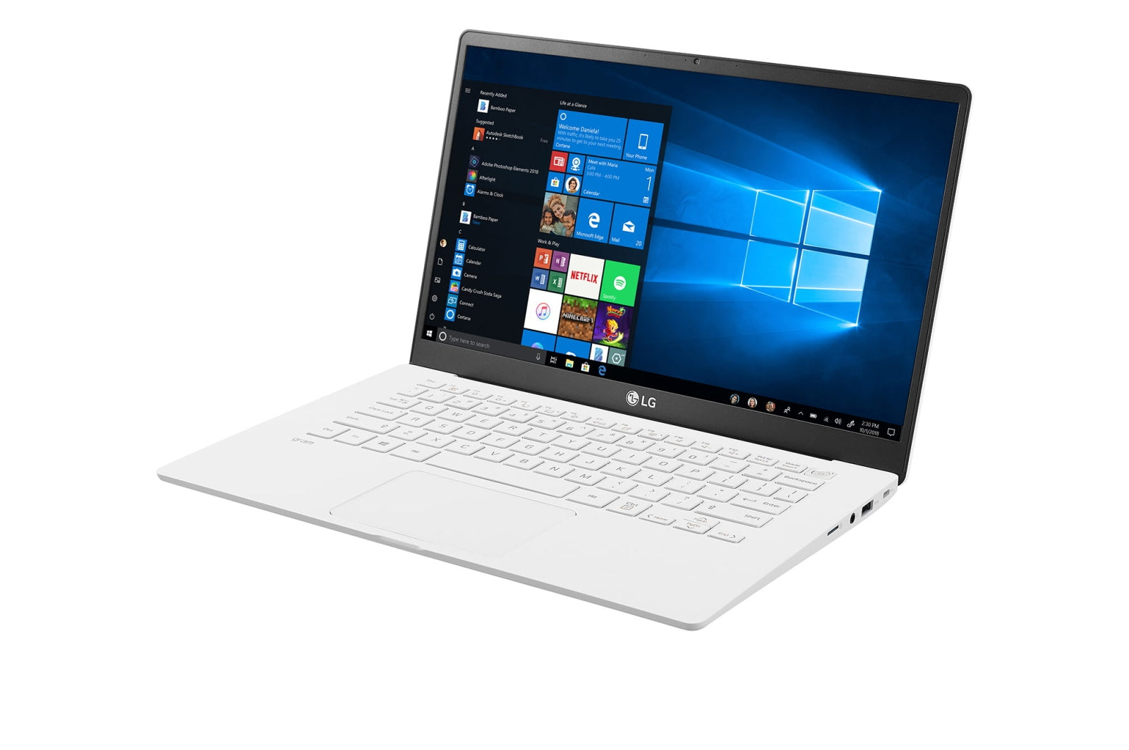 LG Gram 14" FHD (NonTouch) Laptop, Intel i5-1035G7, 1.20GHz, 8GB RAM, 256GB SSD, Win10P - 14Z90N-N.APS5U1