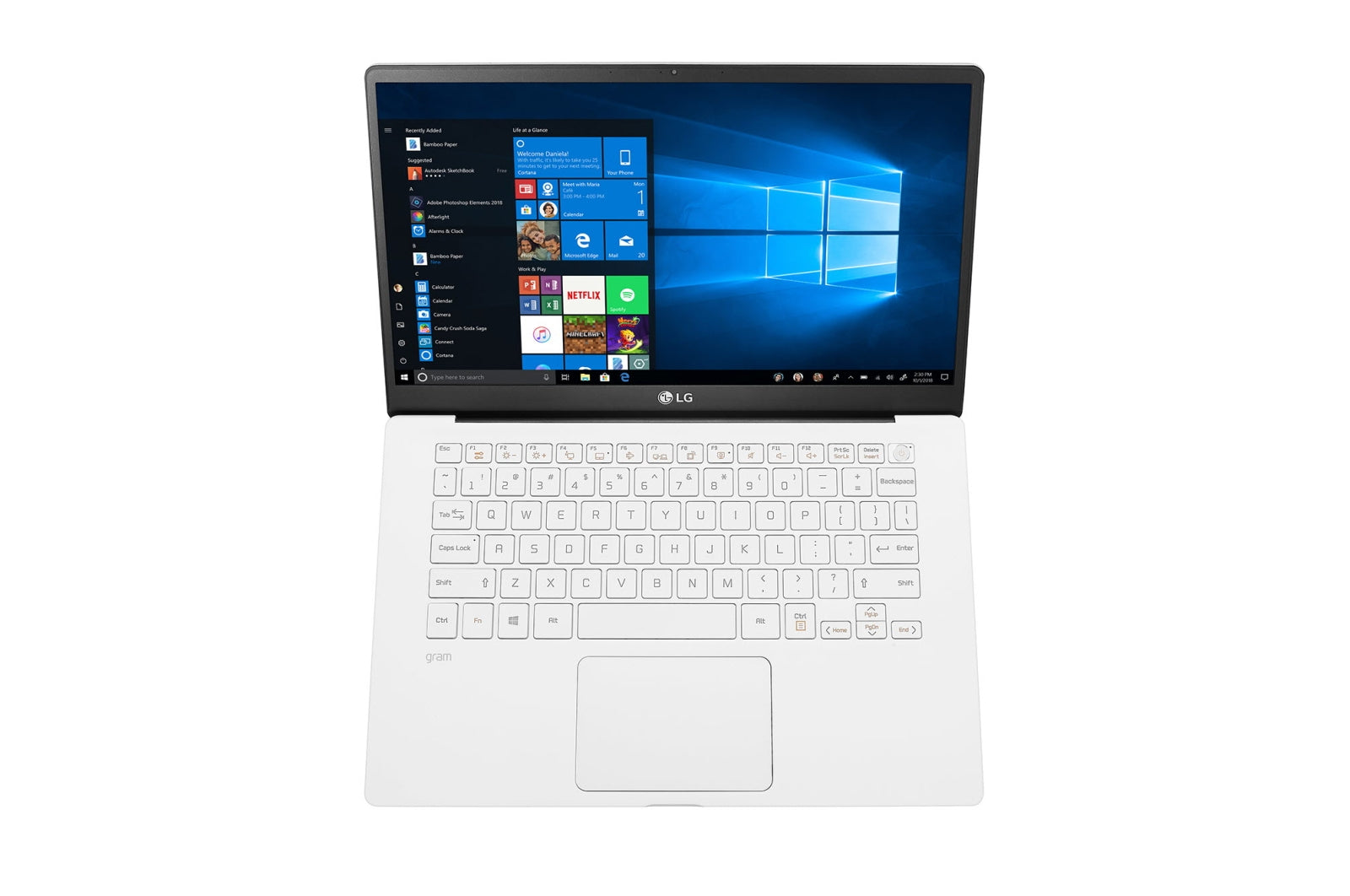 LG Gram 14" FHD (NonTouch) Laptop, Intel i5-1035G7, 1.20GHz, 8GB RAM, 256GB SSD, Win10P - 14Z90N-N.APS5U1
