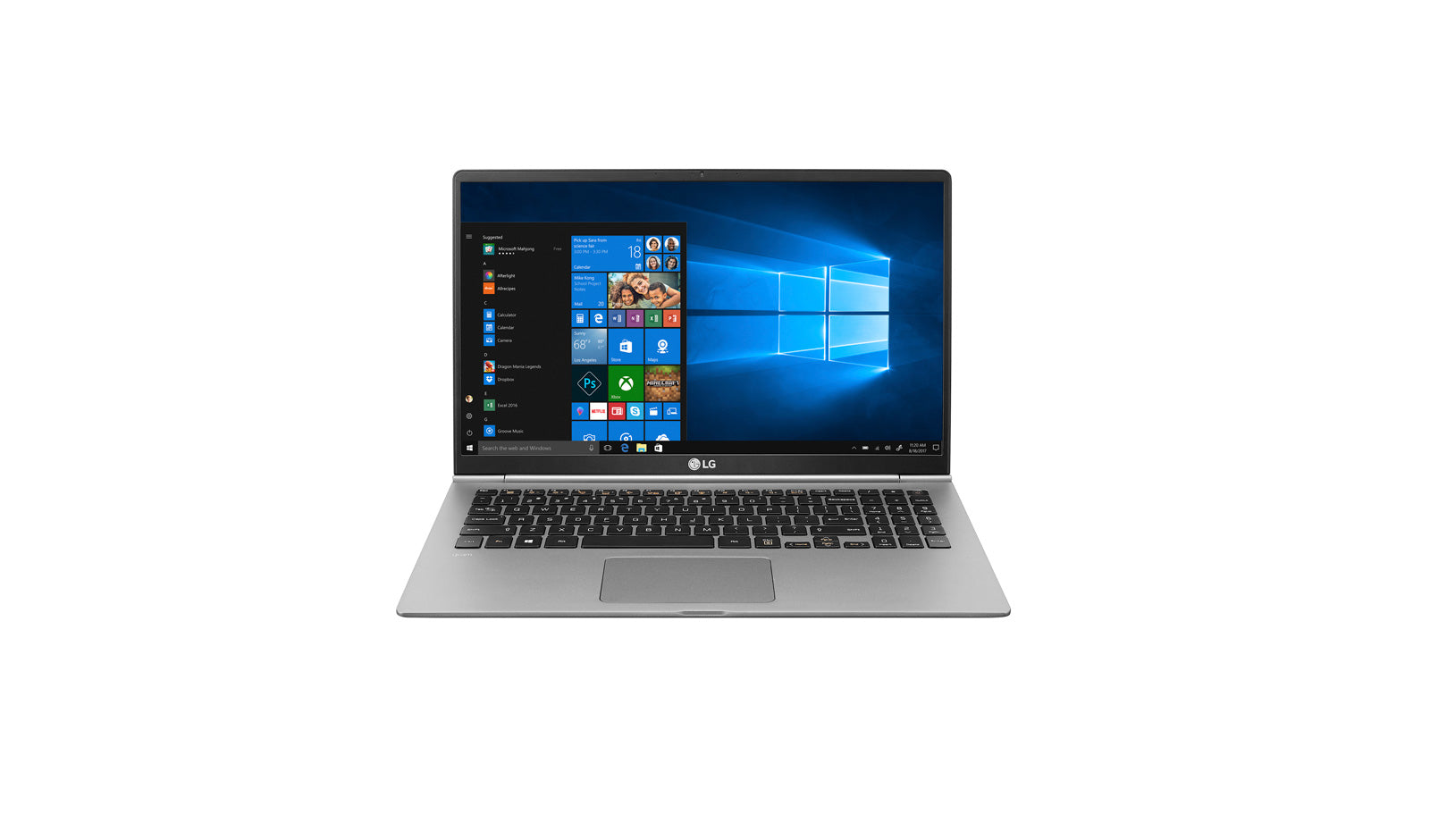 LG Gram 15Z980-R 15.6" Full HD (Touchscreen) Notebook, Core i7, 8 GB RAM, 512 GB SSD, Windows 10 Pro 64-bit- 15Z980-R.AP71U1