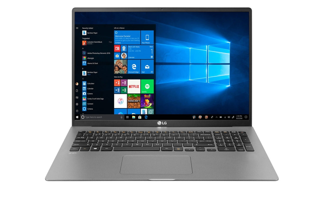 LG Gram 17" WQXGA (NonTouch) Laptop, Intel i7-1065G7, 1.30GHz, 16GB RAM, 512GB SSD, Win10P - 17Z90N-N.APS8U1