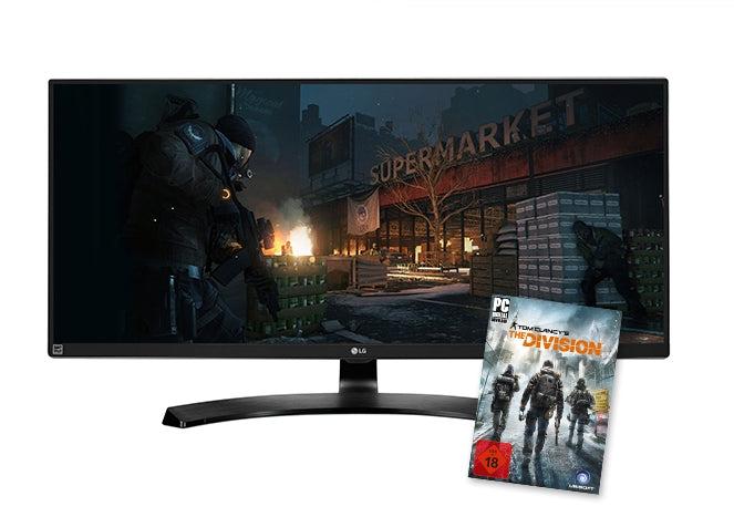 LG 34" Class UltraWide WQHD IPS LED Monitor, 21:9, 5 ms, 5M:1-Contrast - 34UM88-P