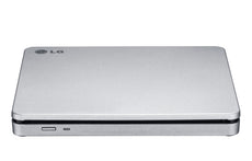 LG 8x Portable DVD Rewriter with M-DISC, USB, Silver - AP70NS50