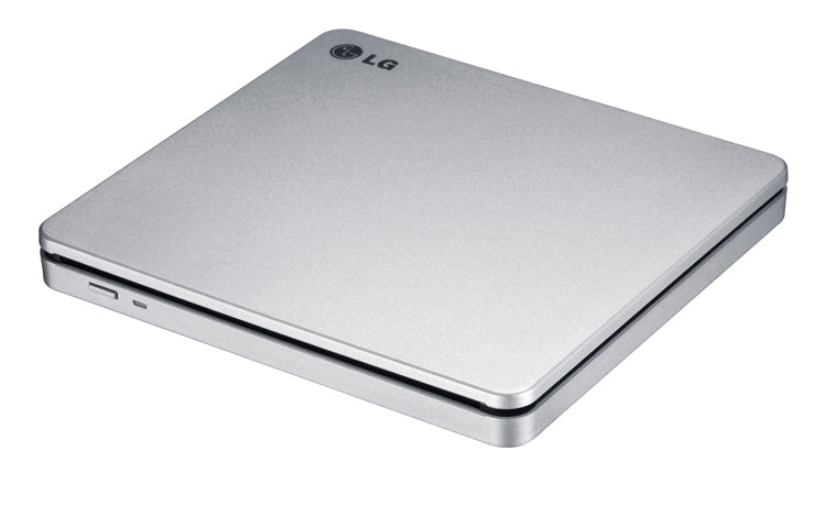 LG 8x Portable DVD Rewriter with M-DISC, USB, Silver - AP70NS50
