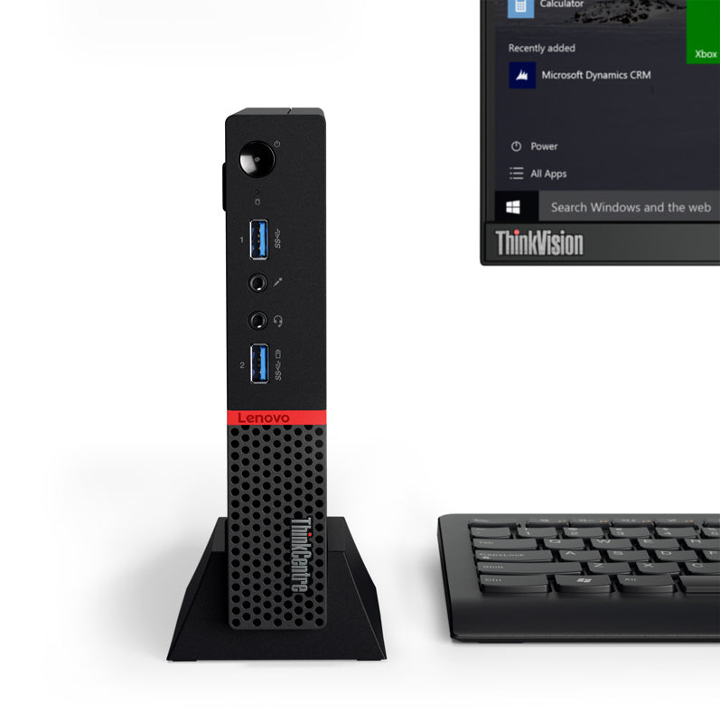 Lenovo ThinkCentre M700 Tiny Desktop, Intel i5-6500T, 2.50GHz, 8GB RAM, 256GB SSD, Win10P - 051791298688 (Refurbished)