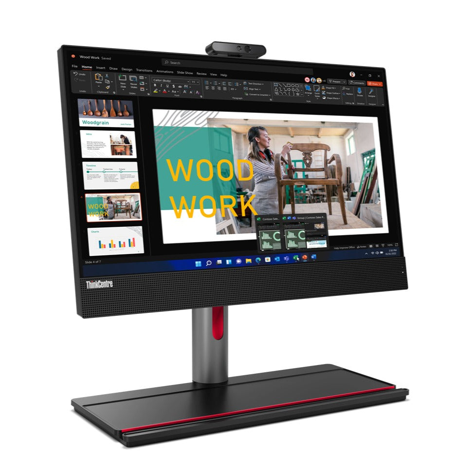 Lenovo ThinkCentre M70a Gen 3 21.5" FHD All-in-One PC, Intel i5-12400, 2.50GHz, 8GB RAM, 256GB SSD, Win11DG - 11VL0040US