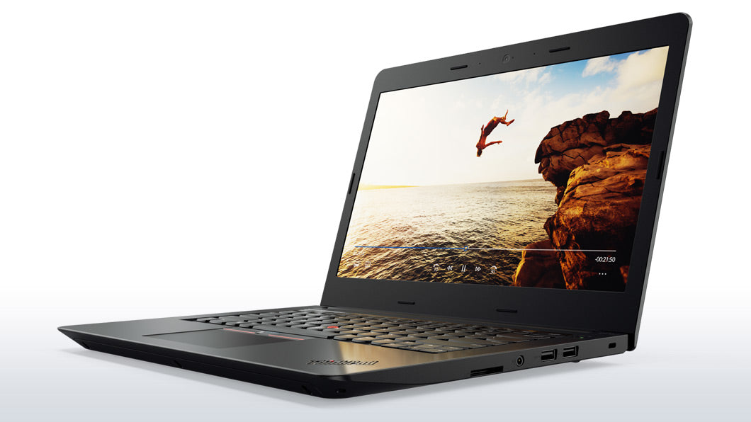 Lenovo Thinkpad E475 14" HD (Non-Touch) Notebook, AMD A10-9600P, 2.40GHz, 8GB RAM, 500GB HDD, Windows 10 Pro 64-Bit - 20H40007US