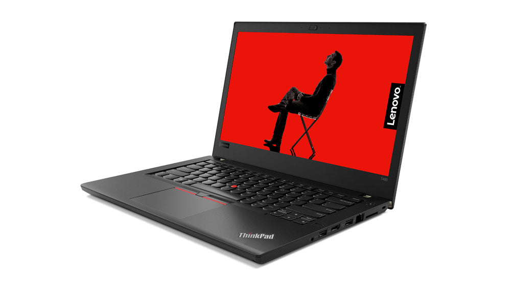 Lenovo ThinkPad T480 14" HD Notebook, Intel i5-8350U, 1.70GHz, 8GB RAM, 256GB SSD, Win10P - T480-8-256-W10P (Refurbished)