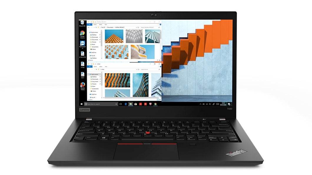 Lenovo ThinkPad T490 14" FHD Notebook, Intel i7-8665U, 1.90GHz, 8GB RAM, 256GB SSD, Win10P - 20N2003PUS