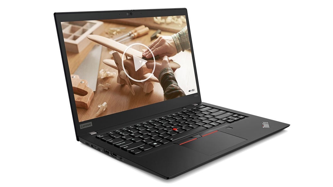 Lenovo ThinkPad T490s 14" Full HD Notebook, Intel i7-8665U, 1.90GHz, 8GB RAM, 256GB SSD, Win10P - 20NX002XUS