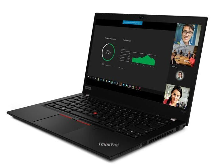 Lenovo ThinkPad T490 14" Full HD (Non-Touch) Notebook, Intel Core i7-8665U, 1.90GHz, 16GB RAM, 512GB SSD, Windows 10 Pro 64-Bit - 20N2006NUS