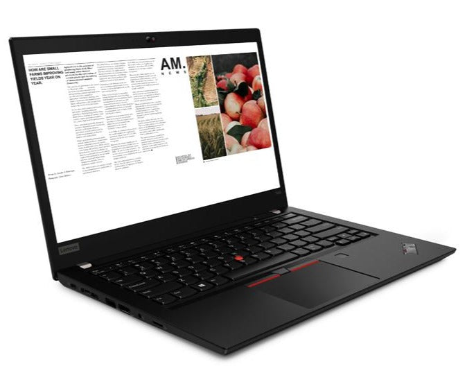 Lenovo ThinkPad T490 14" Full HD (Non-Touch) Notebook, Intel Core i7-8665U, 1.90GHz, 16GB RAM, 512GB SSD, Windows 10 Pro 64-Bit - 20N2006NUS