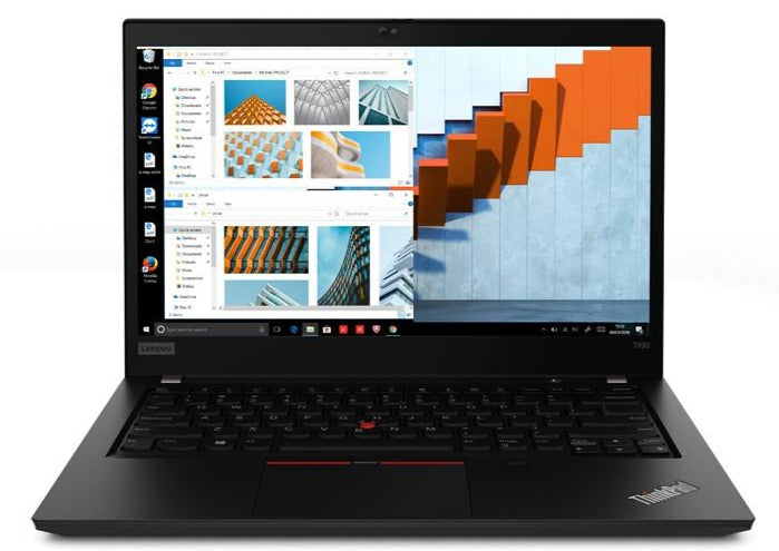 Lenovo ThinkPad T490 14" Full HD (Non-Touch) Notebook, Intel Core i7-8665U, 1.90GHz, 16GB RAM, 512GB SSD, Windows 10 Pro 64-Bit - 20N2006NUS