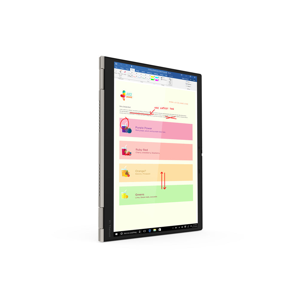 Lenovo ThinkPad X1 Titanium Yoga Gen 1 13.5" QHD Convertible Notebook, Intel i5-1140G7, 1.80GHz, 16GB RAM, 256GB SSD, Win10P - 20QA000LUS