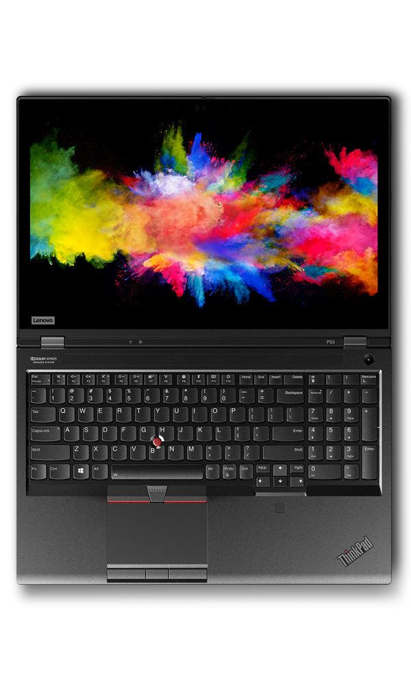 Lenovo ThinkPad P53 15.6" FHD Mobile Workstation, Intel i7-9850H, 2.60GHz, 32GB RAM, 512GB SSD, Win10P - 20QN001UUS