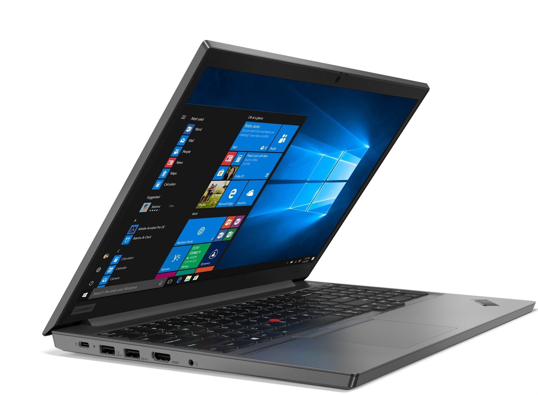 Lenovo ThinkPad E15 15.6" FHD Notebook, Intel i7-10510U, 1.80GHz, 8GB RAM, 500GB HDD, Win10P - 20RD002UUS