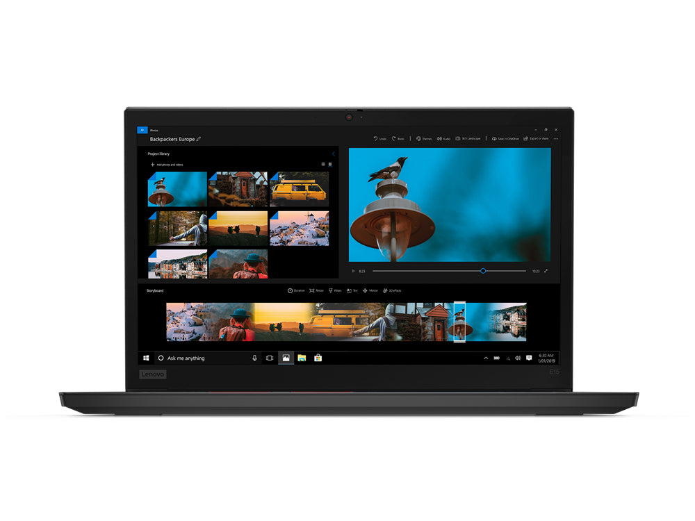 Lenovo ThinkPad E15 15.6" FHD Notebook, Intel i7-10510U, 1.80GHz, 8GB RAM, 512GB SSD, Win10P - 20RD002RUS