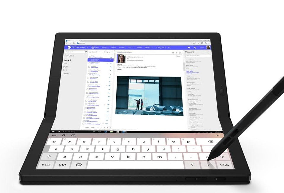 Lenovo ThinkPad X1 Fold 13.3" QXGA Tablet, Intel i5-L16G7, 1.40GHz, 8GB RAM, 256GB SSD, Win10P - 20RK000JUS