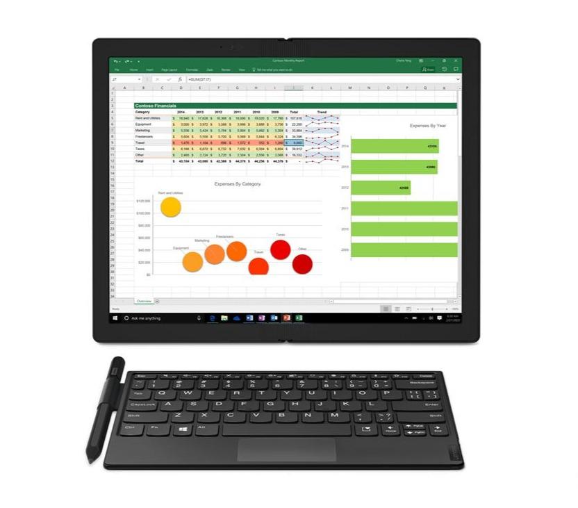 Lenovo ThinkPad X1 Fold Gen 1 13.3" QXGA Tablet, Intel i5-L16G7, 1.40GHz, 8GB RAM, 512GB SSD, Win10P - 20RK000NUS